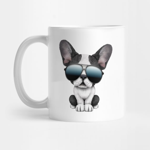 Cute French Bulldog Puppy Wearing Sunglasses by jeffbartels